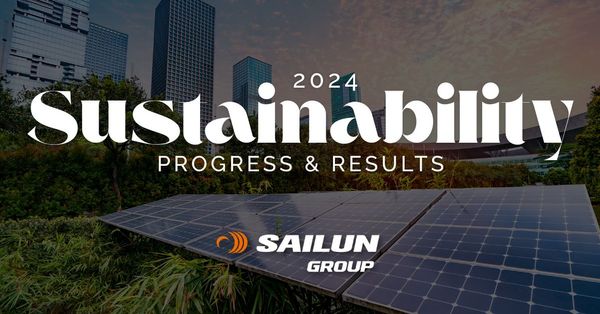 Cover of Sailun's 2024 Sustainability Report showcasing the Eco+ Strategy.